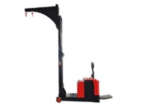 Electric boom stacker